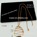 Charming Water Drop Anhänger Rose Gold Kette Halskette